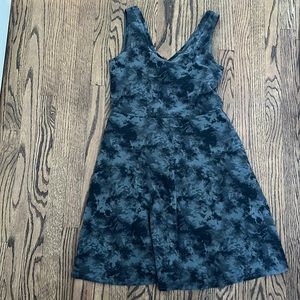 Pact sz S gray & black organic cotton tie dye summer dress, insanely soft!